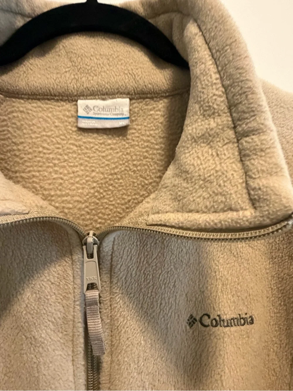 Columbia Beige Full-Zip Jacket - Picture 2 of 3